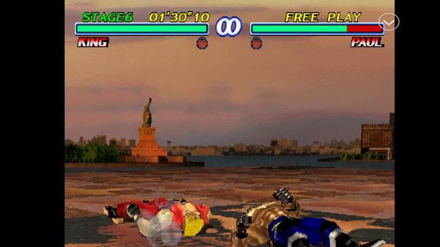 King | Arcade Mode | Tekken 2 (PS1) смотреть онлайн