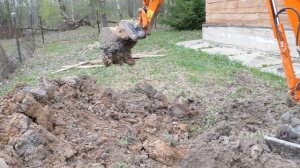На что способен HITACHI EX15-2.Услуги мини экскаватора.Мини экскаватор в работе.