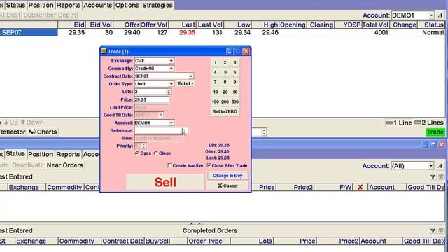 How To Place Orders Using Order Ticket Method - OPF Trader смотреть онлайн