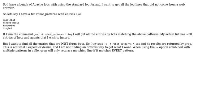 Unix & Linux: Grep multiple pattern negative match (2 Solutions!!) смотреть онлайн