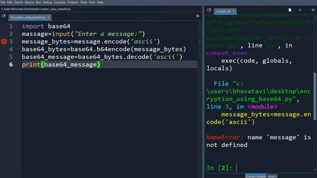 105. Base64 Encoding in Python with Code || Encode a Message and Decode it using Base64 Cryptograph смотреть онлайн