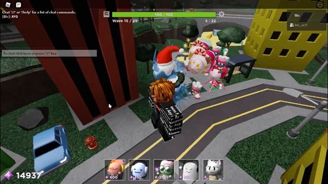 Christmas mimic Tower Heroes roblox смотреть онлайн