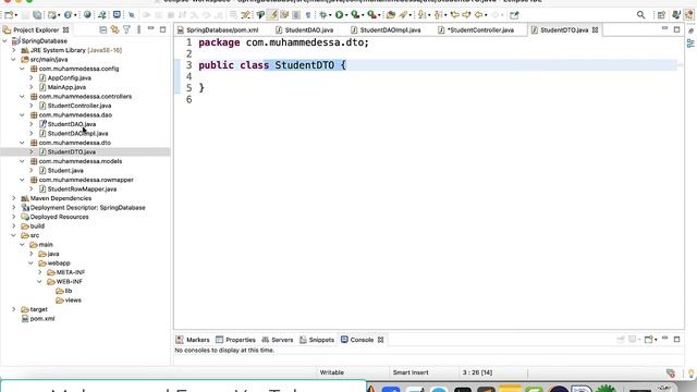 26 JAVA Spring MVC Data Transfer Object DTO смотреть онлайн