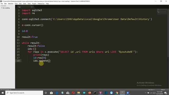 Automatically Delete Google Browser History Using Python смотреть онлайн