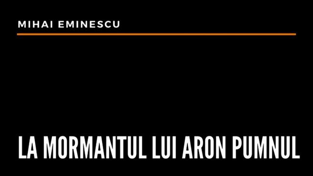 La Mormântul Lui Aron Pumnul de Mihai Eminescu смотреть онлайн