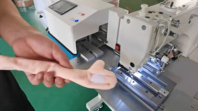 Автоматическая машина для пришивания липучки смотреть онлайн