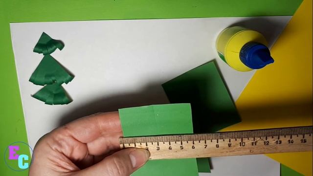 Аппликация. ОБЪЕМНЫЕ ЁЛКИ. Развивающие занятия для детей 4-6 лет. смотреть онлайн