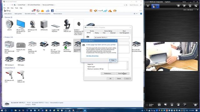 HP LASERJET 1300 PRINTER DEMO VIDEO смотреть онлайн