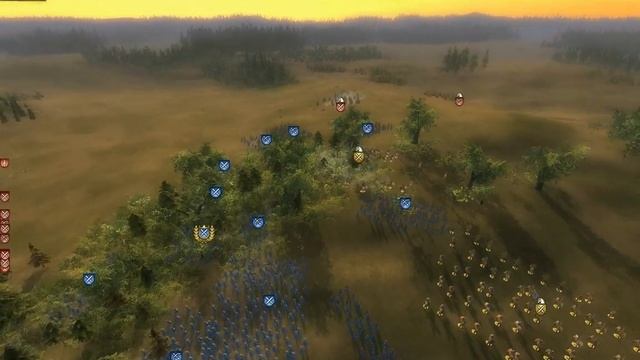 Battle in XIII Century Blood of Europe (Gold Edition) - first part - the skirmish смотреть онлайн