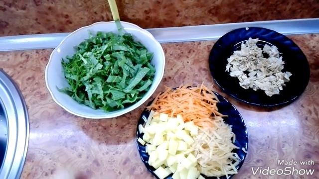 Зеленый борщ с курицей и яйцом вкусный и полезный/Мой рецепт приготовления щавеля смотреть онлайн
