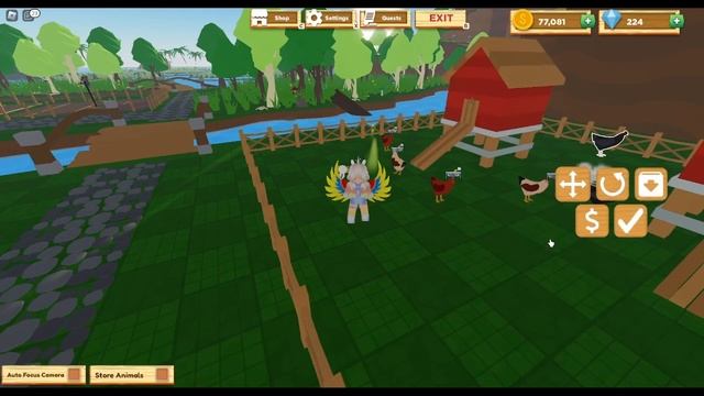 Farmstead - Buying Chickens - ROBLOX