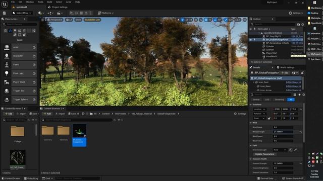 Adding Wind & Season to Your Quixel Trees Unreal Engine UE5 смотреть онлайн
