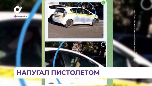 В Уссурийске задержали водителя такси, напугавшего женщину игрушечным пистолетом смотреть онлайн