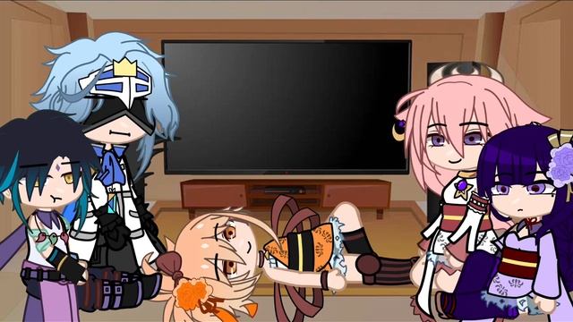 Some of my favorite chars react to Raiden Shogun/Ei | 1/5 | Genshin Impact | Gacha Club смотреть онлайн