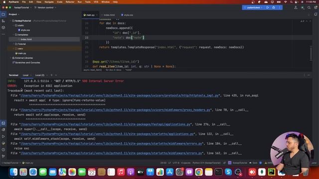 FastAPI Tutorial in Hindi | Lets build a Notes app using FastAPI, MongoDB & Bootstrap ? смотреть онлайн