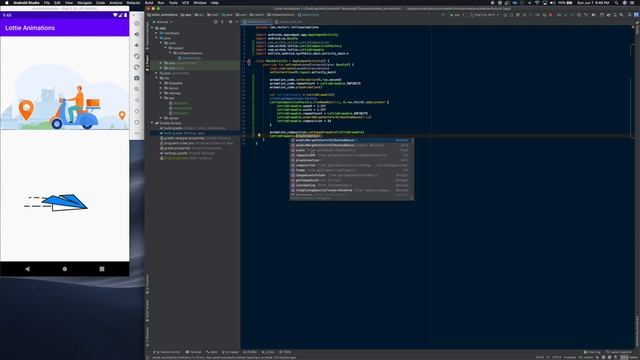 Using Lottie Animation With Android смотреть онлайн