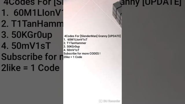 4Codes Granny ROBLOX [WORKING] смотреть онлайн
