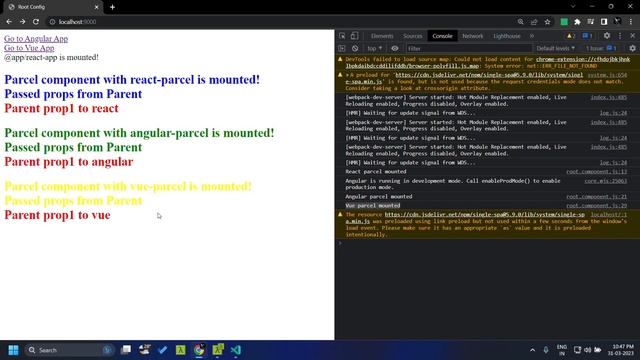 Single-spa Parcel tutorial - Vue parcel in React/Angular/Vue Single-spa apps смотреть онлайн