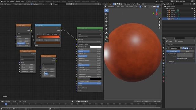 Simple 4 Node Procedural Rust Material in Blender 2.9 Eevee смотреть онлайн