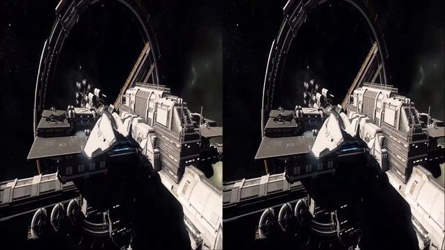 Star Citizen -Avenger over Port Olisar in Cinematic 3d смотреть онлайн