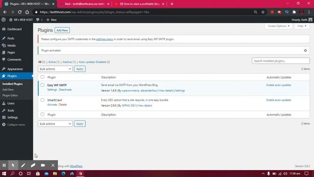 How to enable your WordPress site to send emails using SMTP for free смотреть онлайн
