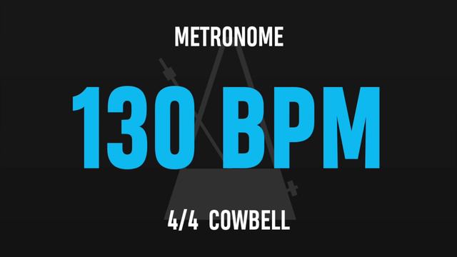 130 BPM 4/4 - Best Metronome (Cowbell) смотреть онлайн