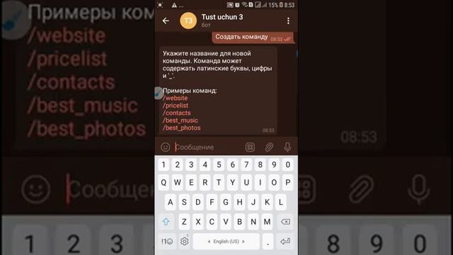 Telegramda bot yaratish va boshqarish смотреть онлайн