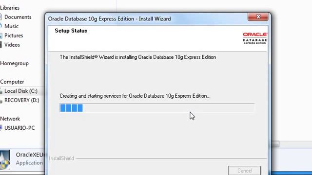 Instalacion de oracle 10g Express Edition en Windows 7 смотреть онлайн