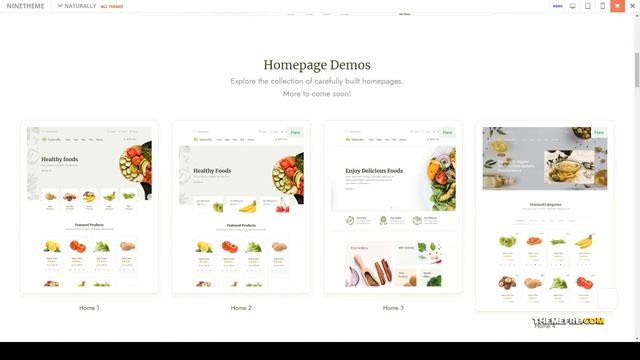 Naturally - Organic Food Shop WooCommerce Theme Grocery Store food Minamo