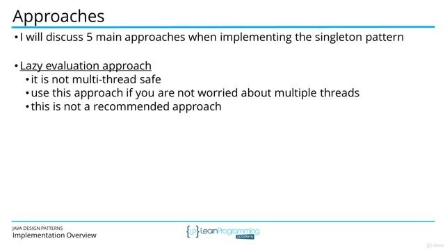 The Java Design Patterns Course--3 Implementation Overview смотреть онлайн