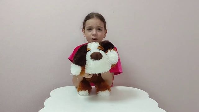 Игрушечная собака  мягкая игрушка  собачка  игрушка для детей  Детишки ребятишки .