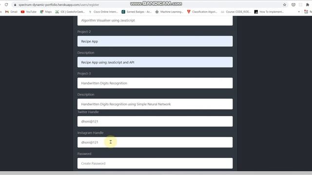Dynamic Portfolio using NodeJS and MongoDB смотреть онлайн