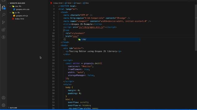 #2 - Create simple Drag and Drop Webpage Builder - Grapes JS - No Code смотреть онлайн