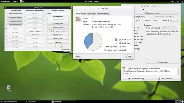 Ubuntu Gnome 14.04.1 Использование точек восстановления смотреть онлайн