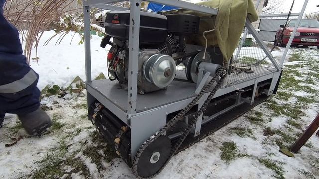 Готовим к сезону мотобуксировщик. смотреть онлайн