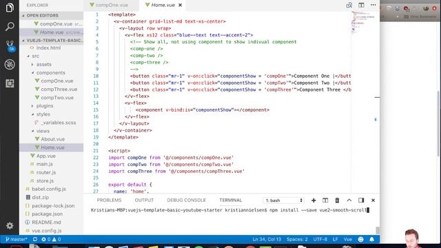 VueJS | Install plugin: vue2-smooth-scroll part I смотреть онлайн