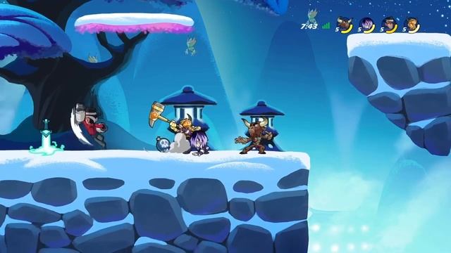 Round 1: THE FOOTLESS CREE VS THE ORACLE DRAGON -BRAWLHALLA смотреть онлайн