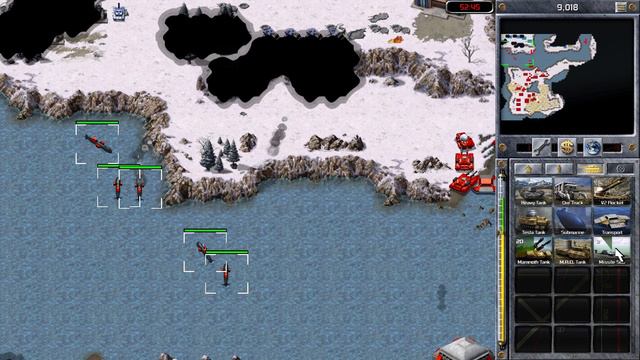 C&C Red Alert The Aftermath | Soviet Mission 9 - Deus Ex Machina | (HARD) смотреть онлайн