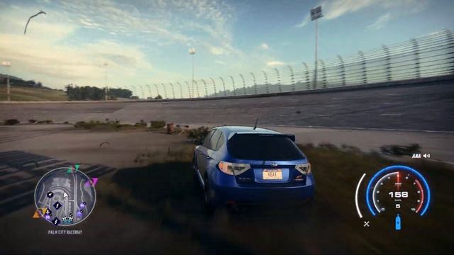Need For Speed HEAT - 2010 Subaru Impreza WRX STI - Car Show Speed Jump Crash Test .