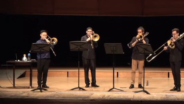 Pacman Goat trombone quartet смотреть онлайн