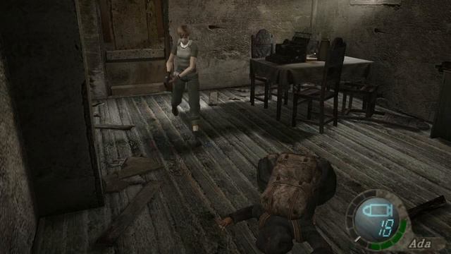 Resident Evil 4 Mod - Llevar arma hacia abajo para Ada Wong смотреть онлайн