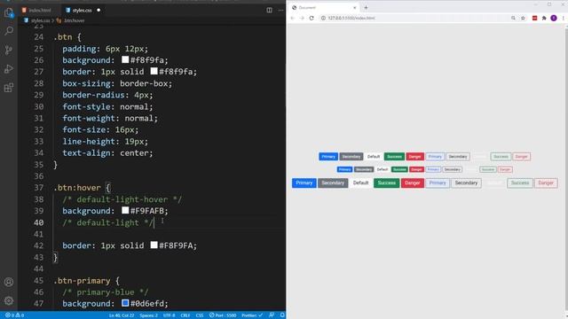 How to build custom HTML buttons like Bootstrap buttons from scratch смотреть онлайн