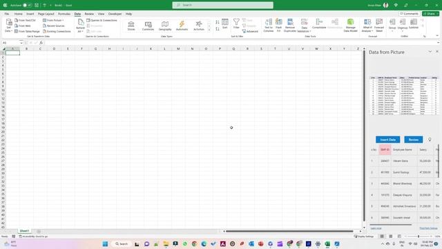 Convert Data in Picture to Excel | Convert Image Data to Excel - Easy Method! смотреть онлайн