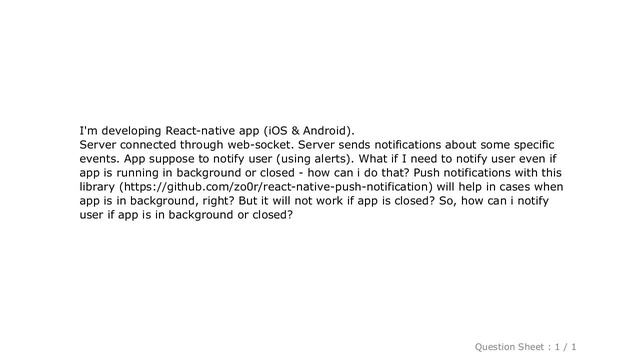 iOS : Push notifications if app is closed (React-Native) смотреть онлайн