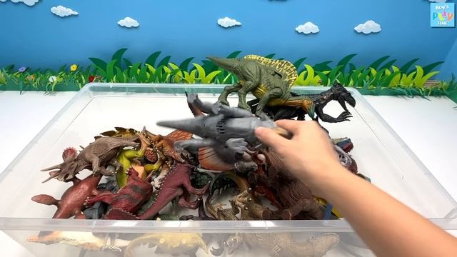Jurassic Dinosaur BOX VS Schleich Dino Box 공룡 박스 쥬라기월드 슐라이히 모사사우루스 티라노사우루스 смотреть онлайн
