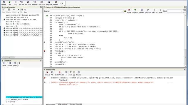 Using Breakpoints and Watchpoints | Synopsys смотреть онлайн