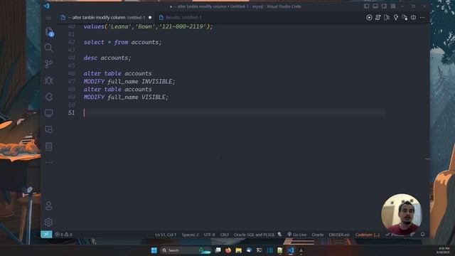 ORACLE DATABASE TUTORIAL #52 ALTER TABLE MODIFY COLUMN смотреть онлайн