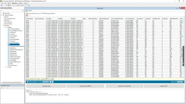 Building visually SQL queries with Derived tables and CTE смотреть онлайн