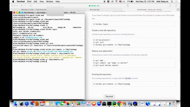 Build Web App With Python And Flask Part 4 - Deploy to Heroku смотреть онлайн