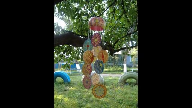 Музыка ветра фен шуй своими руками - оригинальное украшение для дачи смотреть онлайн